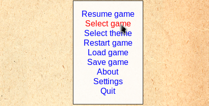 Select game